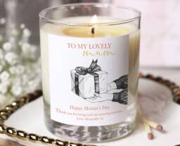 Mothers Day Gift, Gift For Mum, Candle, Personalised Soy Candle Mother