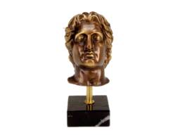Alexander The Great Bronze Sculpture, Greek Warrior Statue, Executive Gift - thumbnail 1