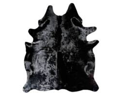 Aesthetic Cowhide Rug Black - Cow Hide For Bedroom - thumbnail 1