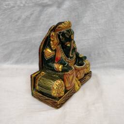 Green Jade Ganesha, Gemstone Ganesh, Religious Artifacts, Lord Spiritual Idols, Prayer Puja Yoga Idol, Home Decor Showpiece - thumbnail 3