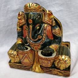 Green Jade Ganesha, Gemstone Ganesh, Religious Artifacts, Lord Spiritual Idols, Prayer Puja Yoga Idol, Home Decor Showpiece - thumbnail 2