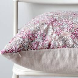 Indian Block Print Pillow Cover Floral Batik Textile, 20 - thumbnail 3