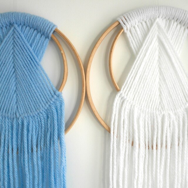 Wall Hangings - Scandi Nursery Nursery Decor Macrame Wall Hangings Knotted Art Dreamcatchers - image 1