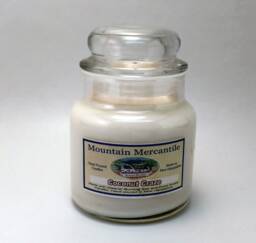 Coconut Craze 3.7Oz Apothecary Jar - Hand Poured Soy Candles - thumbnail 1