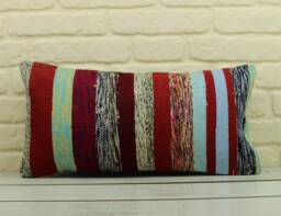12x24 Kilim Pillow Cover Handmade Turkish Rug - thumbnail 1
