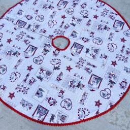 Christmas Tree Skirt Home Decor Winter Decoration Holiday Swedish Scandinavian Nordic - thumbnail 2