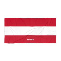 Austria Beach Towel, Austria Flag Tovel, Of Austria, Beach Country Gift, Gift - thumbnail 2