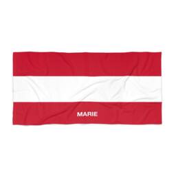 Austria Beach Towel, Austria Flag Tovel, Of Austria, Beach Country Gift, Gift - thumbnail 3