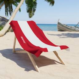 Austria Beach Towel, Austria Flag Tovel, Of Austria, Beach Country Gift, Gift - thumbnail 4