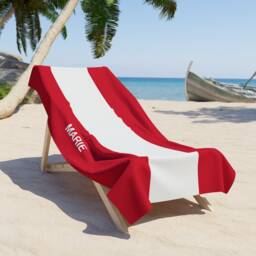 Austria Beach Towel, Austria Flag Tovel, Of Austria, Beach Country Gift, Gift - thumbnail 1