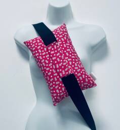 Cerise Xl Seatbelt Pillow Travel Gift Car Cushion Mastectomy Breast Cancer Hysterectomy Seat Belt Floral
