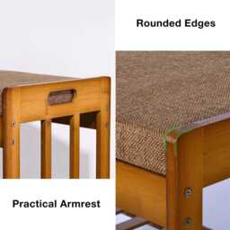 Wooden Shoe Storage Bench - thumbnail 3