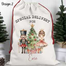 Personalised Santa Sack, Christmas Stocking, My First Sack - thumbnail 2