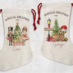 Personalised Santa Sack, Christmas Stocking, My First Sack - thumbnail 4