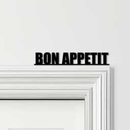 Door Topper Bon Appetit Kitchen Decor Quote Various Colours Decorative Sign - Novelty Wall Decor, Frame Art, Art - thumbnail 1