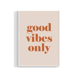 Good Vibes Only Print, Positive Affirmation Home, Kitchen, Bathroom Decor, Modern Typography, Bedroom Poster 632 - thumbnail 2
