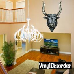 Mythical Creature Wall Decal - Fabric Vinyl Removable & Reusable Mythicalcreatureuscolor018Et