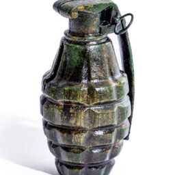 Novelty Grenade Money Box Cast Iron Coin Bank Realistic Hand Savings Ornament - thumbnail 4
