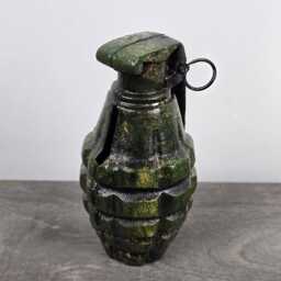 Novelty Grenade Money Box Cast Iron Coin Bank Realistic Hand Savings Ornament - thumbnail 2