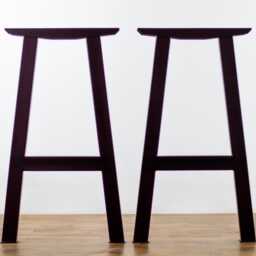 A-Shaped Steel Table Legs - Set Of 2 - thumbnail 2