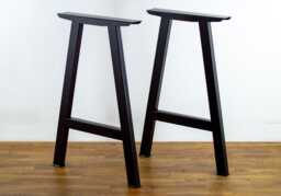 A-Shaped Steel Table Legs - Set Of 2 - thumbnail 1