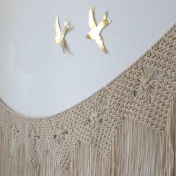 Macram?? Headboard/Wall Macram?? Garland Boho Headboard Decoration - thumbnail 4
