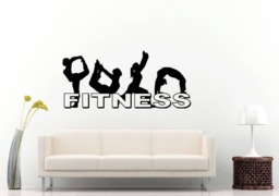 Fitness Workout Gym Cross Fit Healthy Life Style Training Wall Sticker Decal Vinyl Mural Decor Art L2321 - thumbnail 1
