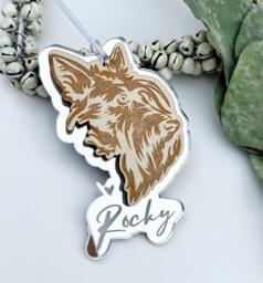 Scottie Terrier Christmas Decoration, Ornament, Dog Bauble, Gifts - thumbnail 1