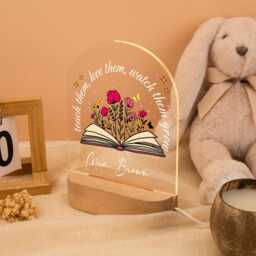 Thank You Teacher Gift For Classroom Led Night Light, Teacher Appreciation Gift, Teacher Name Desk Lamp, Teacher Decor - thumbnail 3