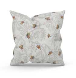 Butterfly Pillow, Slate Grey Cushion, Home Decor