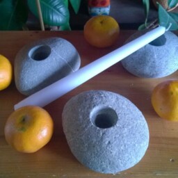 stone Candlestick - thumbnail 2