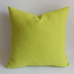 Fresh Green Pillow Cover Set Cotton Canvas Blend - 18'' X 18'' - thumbnail 4