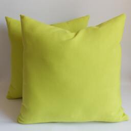 Fresh Green Pillow Cover Set Cotton Canvas Blend - 18'' X 18'' - thumbnail 2