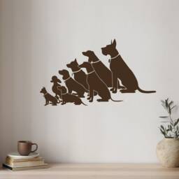 Vinyl Wall Decal Pack Of Dogs Pet Shop Grooming Salon Decoration Veterinary Vet Clinic Window Sign Art Stickers Mural - #2669Di - thumbnail 3