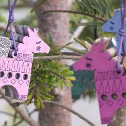 Unicorn/Alicorn Pegasus Flying Horse Decoration, Laser Cut Lasercut Mdf, Hanging Or Free-standing Christmas - thumbnail 3