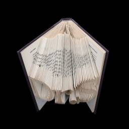 Dr.s - Doctor Phd Graduate Graduation Gift Professor 3 Letters Folded-Book Art Sculpture Unique Custom Personalized - thumbnail 3
