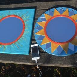 24 Sun Rays Mirror, Large Wall Mirror, Sun House Warming Gift, New Home Boho Hippie Furniture, Shape Mirror - thumbnail 4