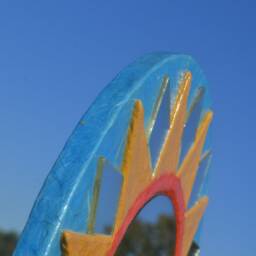24 Sun Rays Mirror, Large Wall Mirror, Sun House Warming Gift, New Home Boho Hippie Furniture, Shape Mirror - thumbnail 2