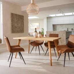 Dining Table Rustic Industrial Wood Handmade Wooden Pin Legs Farmhouse Custom Handcrafted Furniture Clar Eu - thumbnail 2