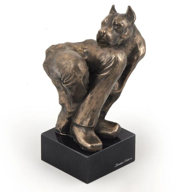 American Staffordshire Terrier, Dog Marble Statue, Limited Edition, Artdog. Made Of Cold Cast Bronze. Solid, Perfect Gift. Limited Edition - image 1
