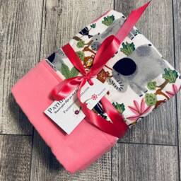 Flannel Baby Blanket/Kid Car - Elephants & Toucans, Personalization Available - thumbnail 3