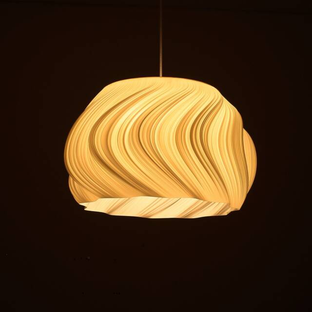 3D Printed Ceiling Light, Art Decor Nordic Minimalistic Pendant Lamp, Chandelier Lighting, Light Fixtures - image 1