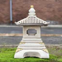 Large Lantern Pagoda Statue Concrete Figurine Massive Ornament Zen Garden Decor Pagoda Lover Gift Front Door Art - thumbnail 3