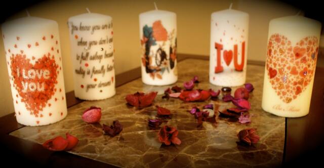 Valentines Candles, Love, Gift For Valentine, Personalized Candle, Her, Him, Mom, Grandma Gift, Home Decor