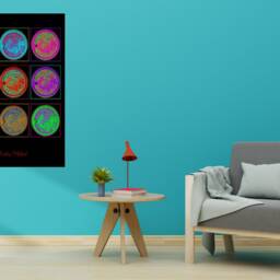 Funky Meters, Water Very Colorful, New Orleans, Downtown, Bourbon St, Art, French Quarter Custom Print, Big Easy, Black Art - thumbnail 3