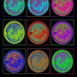 Funky Meters, Water Very Colorful, New Orleans, Downtown, Bourbon St, Art, French Quarter Custom Print, Big Easy, Black Art - thumbnail 2