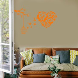 Wall Vinyl Decal Dove Birds & Feathers Symbols Of Peace Purity Modern Home Decor - #1091Di - thumbnail 3