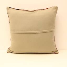 Bohemian Cushion Wool Pillow Sofa Bed Kilim 20x20 in 50x50 cm Throw 4Ef-17 - thumbnail 4