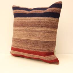 Bohemian Cushion Wool Pillow Sofa Bed Kilim 20x20 in 50x50 cm Throw 4Ef-17 - thumbnail 3