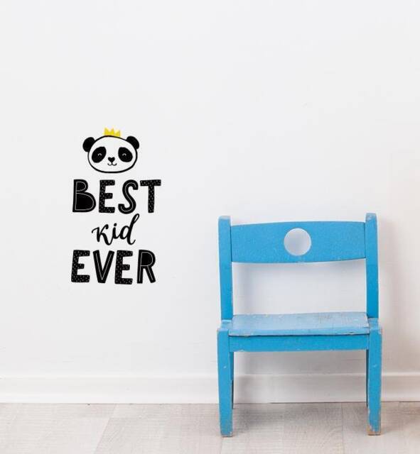 Best Kid Ever Wall Sticker Decal - Quotes, Decals, Words, Inspiration, Decor, Family